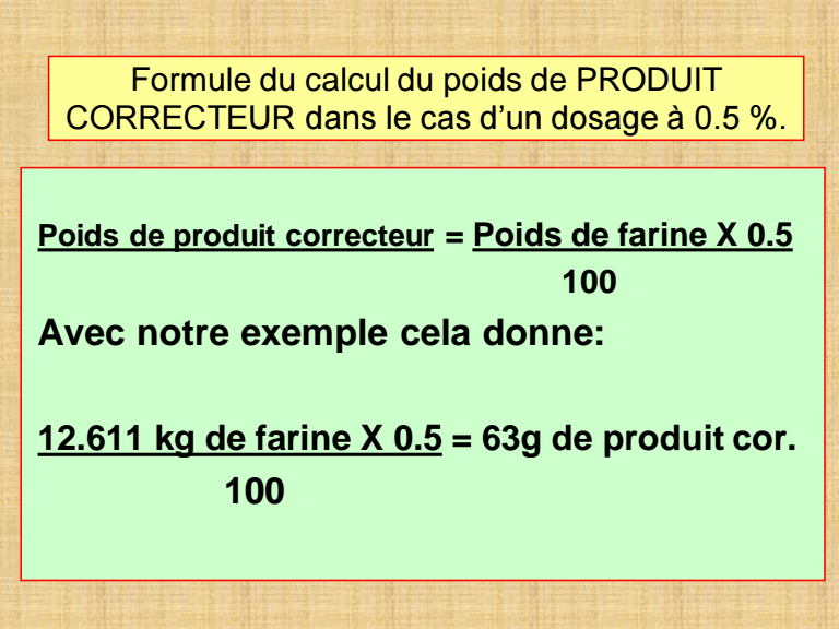 Les Calculs Professionnel En Boulangerie